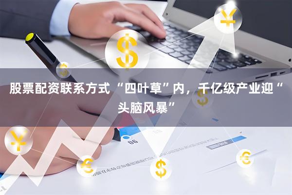 股票配资联系方式 “四叶草”内,千亿级产业迎“头脑风暴”