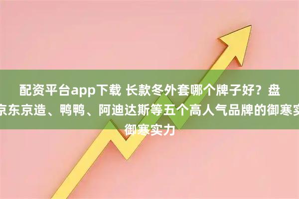 配资平台app下载 长款冬外套哪个牌子好？盘点京东京造、鸭鸭、阿迪达斯等五个高人气品牌的御寒实力